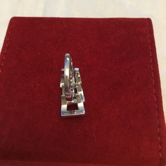 Silver Trio-Crystal Rows Ring - Picture 5 of 8